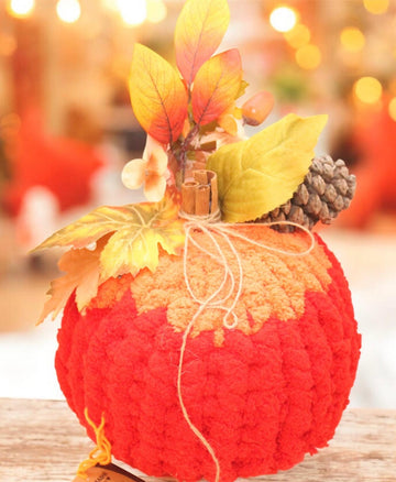 Hand Knitted Pumpkin