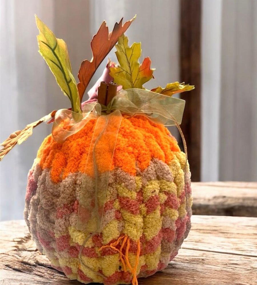 Hand Knitted Pumpkin
