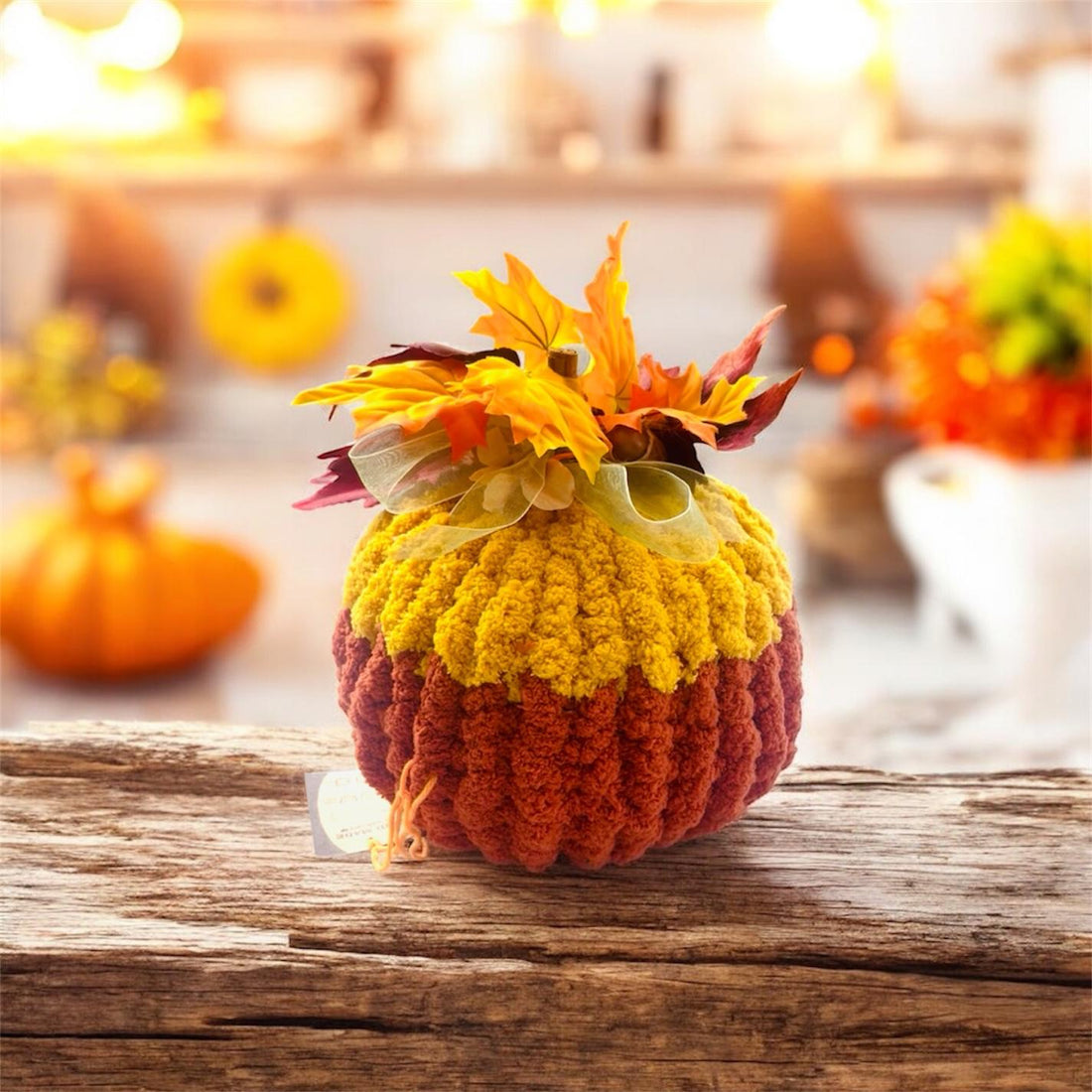 Hand Knitted Pumpkin