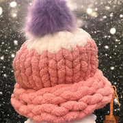 Wool Hand Knit Beanie