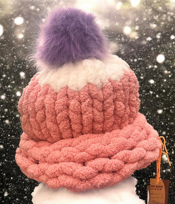 Wool Hand Knit Beanie