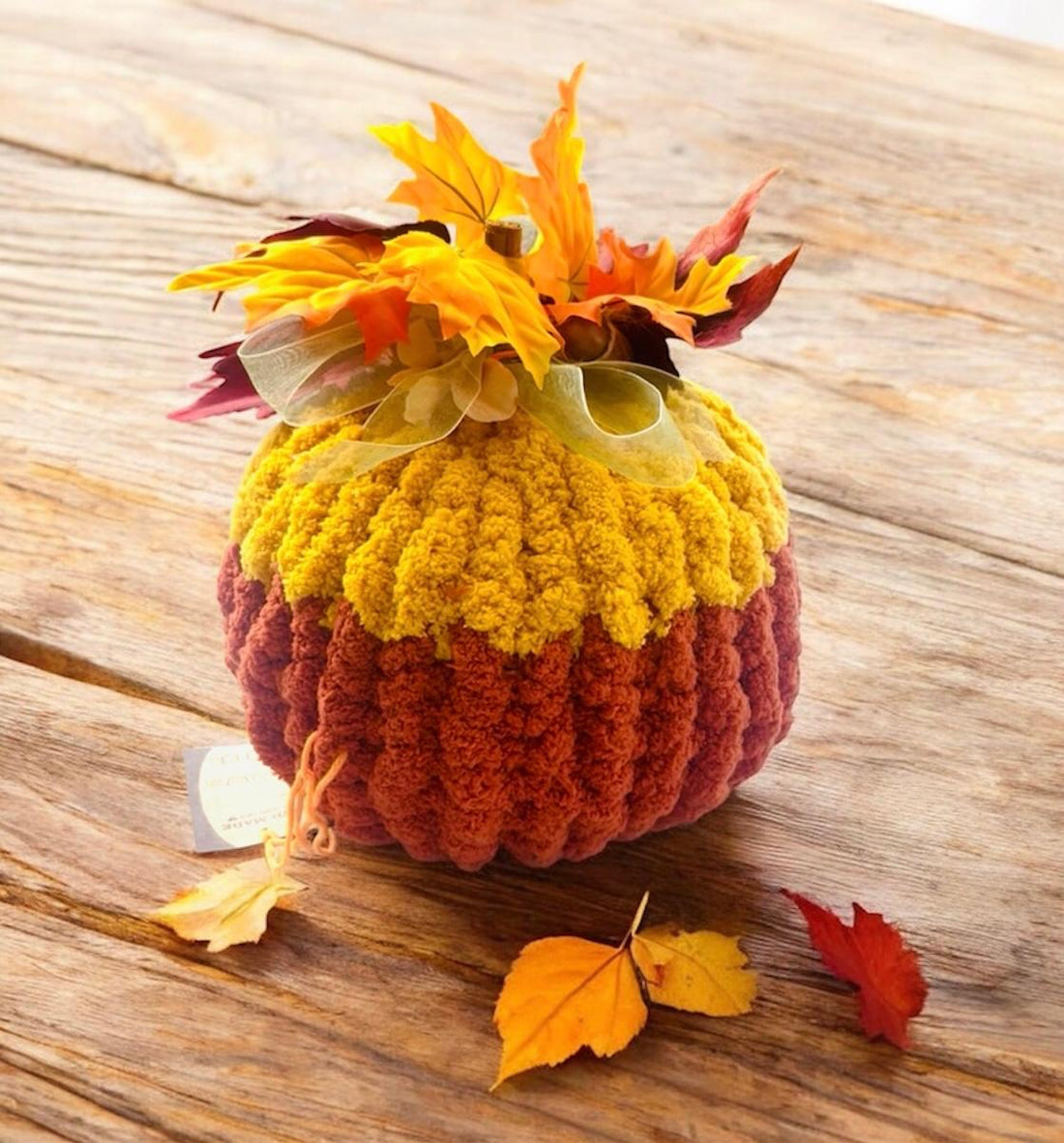 Hand Knitted Pumpkin