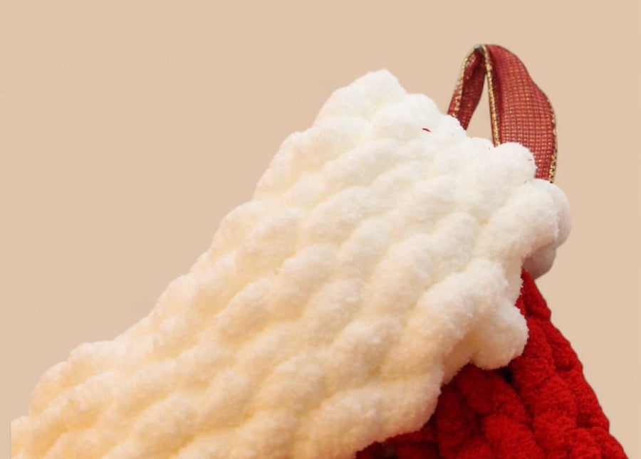 Hand Knitted Christmas Stocking